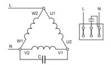 Motor - Betriebskondensator, Typ: 400 450 MPK, µF: 40,0, Kabel, Wechselstrommotor, Elektromotor, Kondensator, Anlaufkondensator, Steinmetzschaltung, Umwälzpumpe